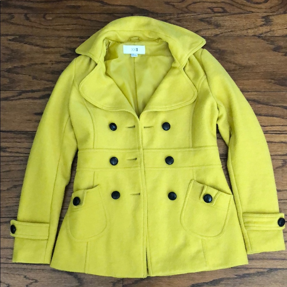 Wool Blend Pea Coat